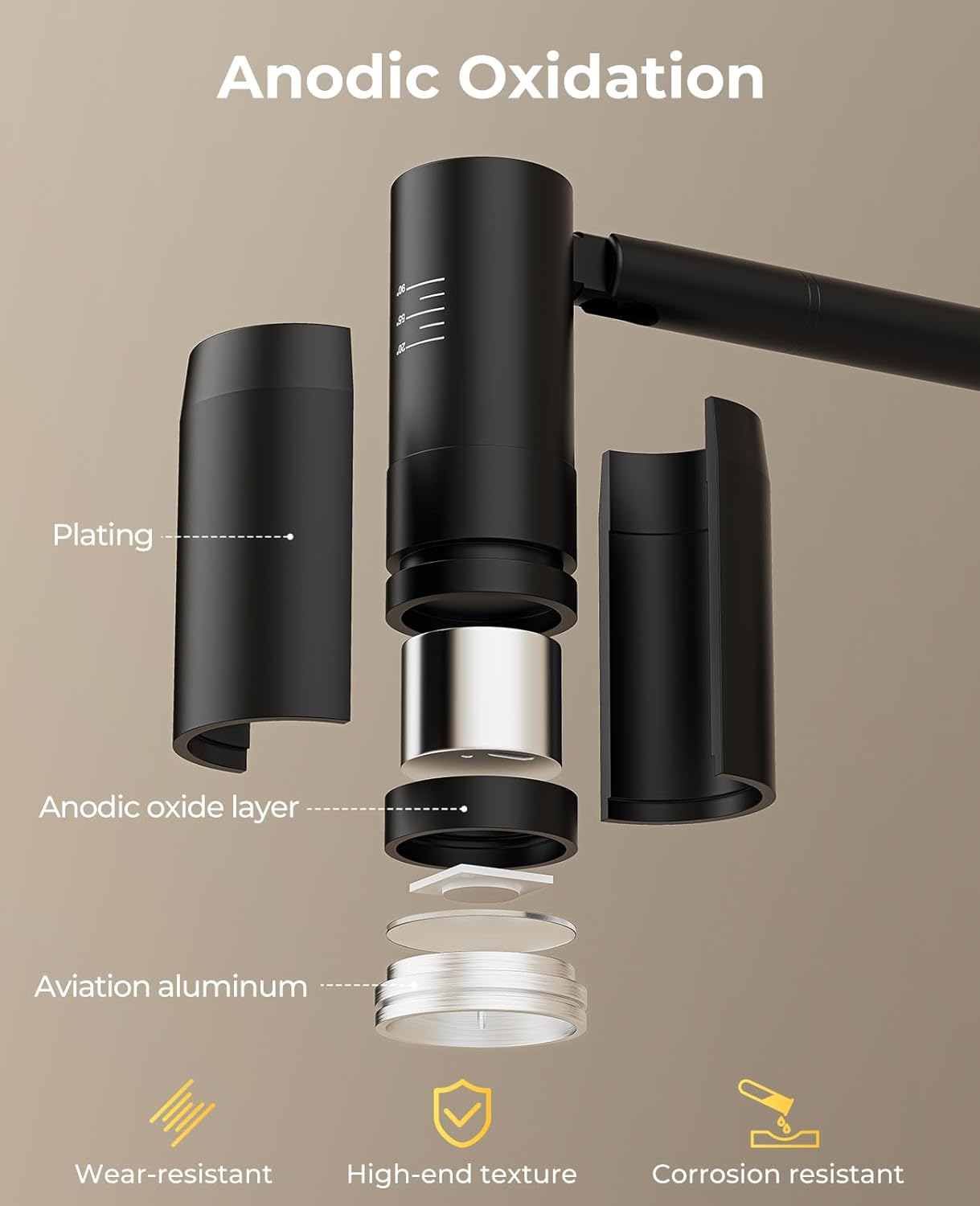 PESUTEN Zoomable Picture Light for Wall, Battery Operated Art Light for Paintings CCT Dimmable Spotlight for Wall Art Wall Light with Remote Control for Living Room Gallery Dartboard Bathroom