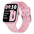 BIGGERFIVE Smart Watch for Kids Without APP, Fitness Tracker Watch Pedometer, Heart Rate, 5ATM Waterproof, Sleep Monitor, Calorie Step Counter, Games, Alarm Clock for Boys Girls 5-14, Porous Black