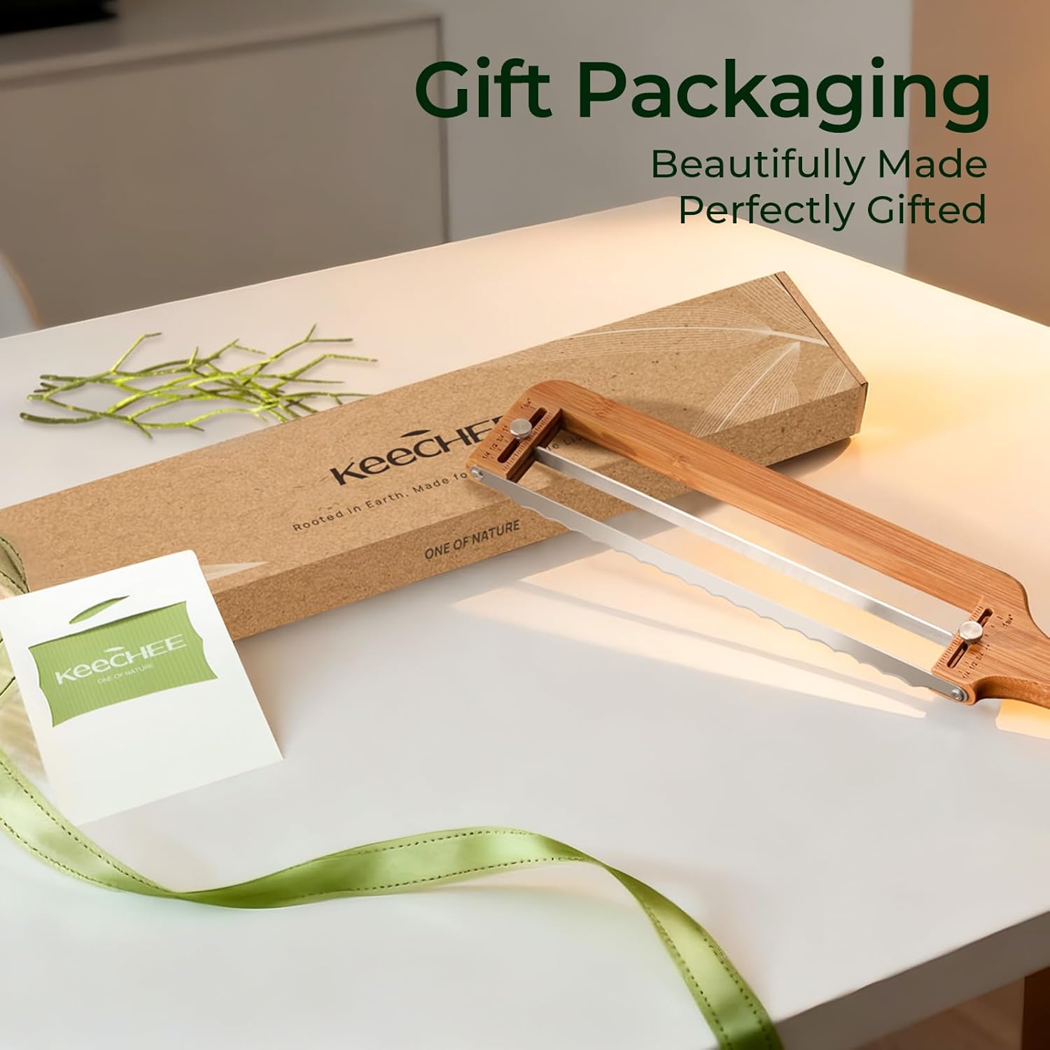 Bread Pilot Adjustable Bread Knife – Upgraded Bread Slicer for Homemade & Sourdough Loaves, Serrated Stainless Blade with Precision Thickness Guide, Gift for Artisan Bakers