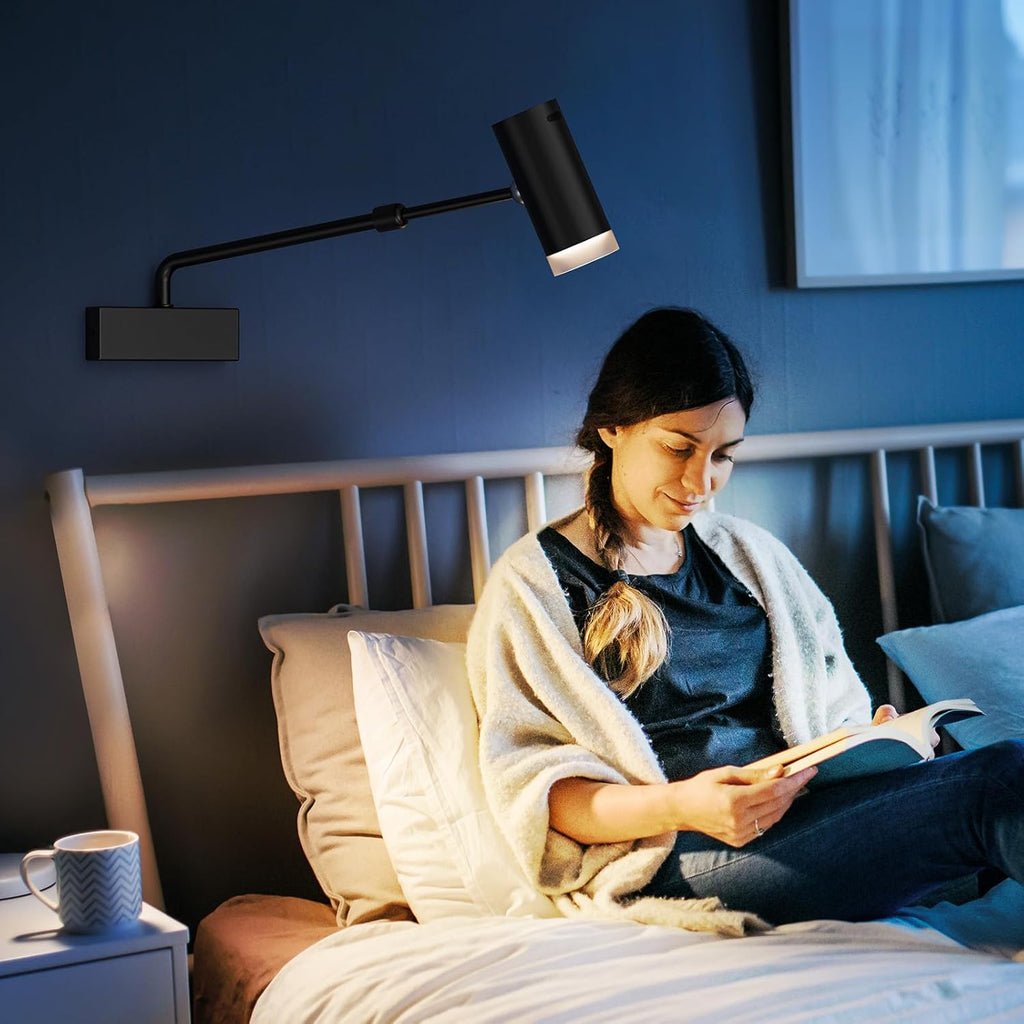 PESUTEN Battery Operated Picture Light, Adjustable Length Wireless Art Light for Paintings CCT Dimmable Rechargeable Picture Light with Remote Control for Gallery Reading Dartboard Bathroom